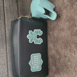 Western Mama Turquoise Cosmetic/Travel Bag Gift Boho Rodeo Cowgirl